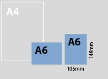 flat size chart A6